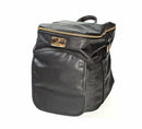 Sassy Caddy: Leather Back Pack - Pebbled Black
