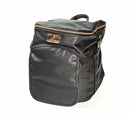 Sassy Caddy: Leather Back Pack - Pebbled Black