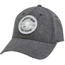 Tattoo Golf: Cigar Lounge Cool-Tech Performance Golf Hat - Black Heather Headwear