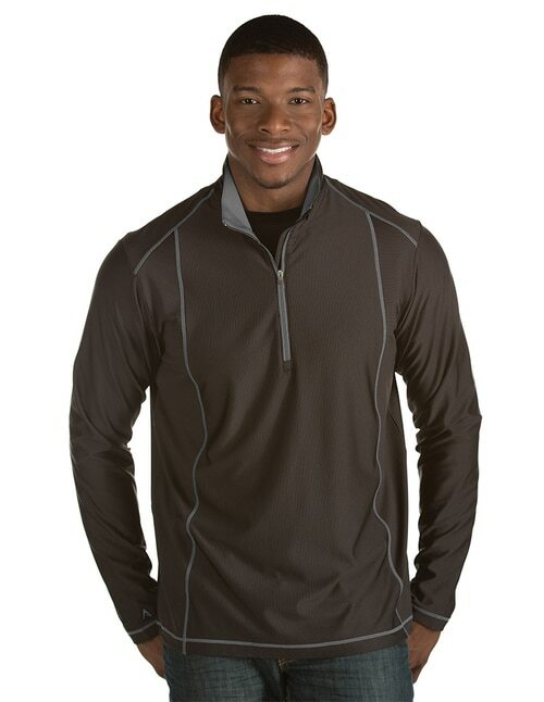 Antigua: Men's Essentials Outerwear - Tempo Tall 104260 (Size: 4XL,  198 Black/Steel) SALE