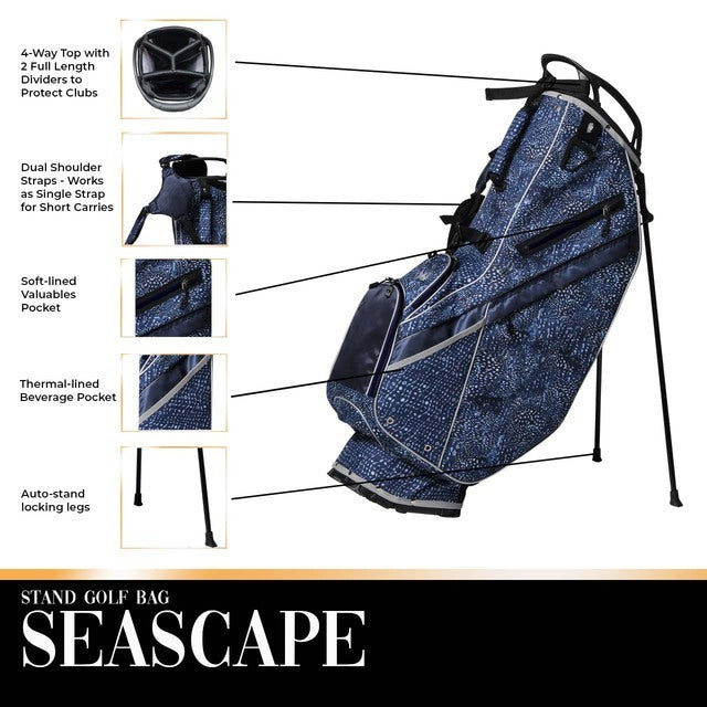 Glove It: Stand Golf Bag - Seascape