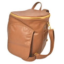 Sassy Caddy: Leather Back Pack - Honey Brown