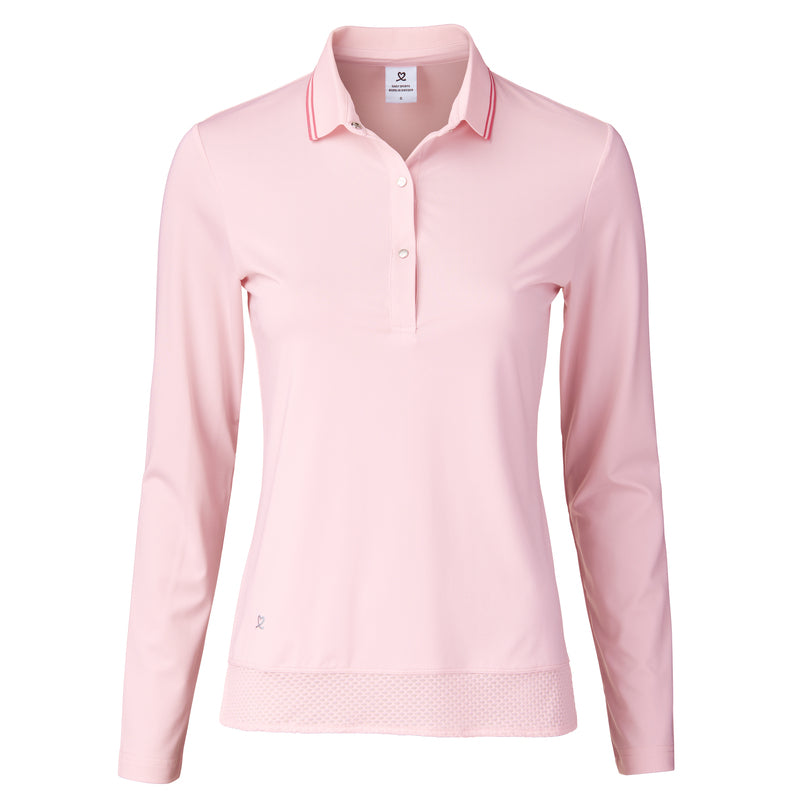 Daily Sports: Women's Corina Long Sleeve Polo - Pink