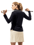 SanSoleil: Ladies UPF 50 SolTek Lux Long Sleeve Mock - 900622 Clothing