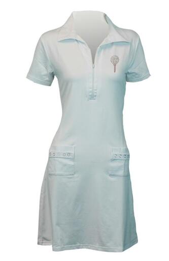 Titania Golf Women's White Ball and Tee Golf Dress (Size Medium) SALE