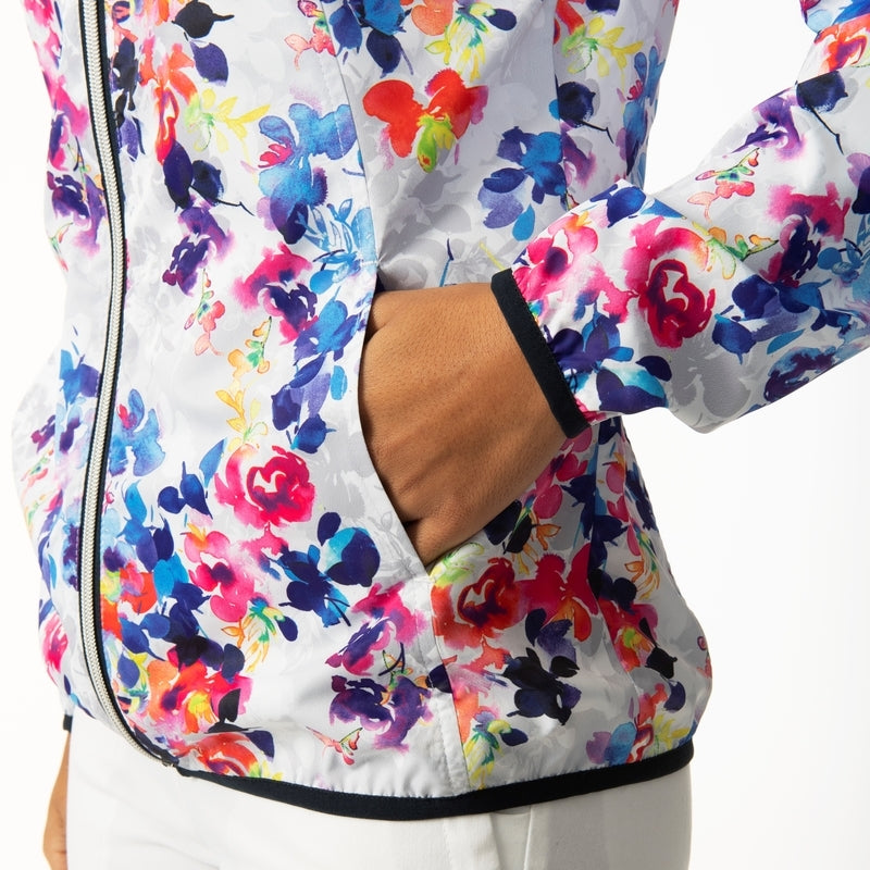 Daily Sports Women's Mira Long Sleeve White Wind Jacket (Size Large) SALE