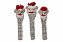 Sunfish: Hand-Knit Wool Animal Headcover Set (Driver, Fairway, & Hybrid) Golf Club Headcovers