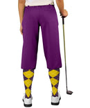 purple golf knickers