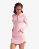 BloqUV: Women's UPF 50 Hoodie Dress (2009) - Tickle Me Pink Clothing