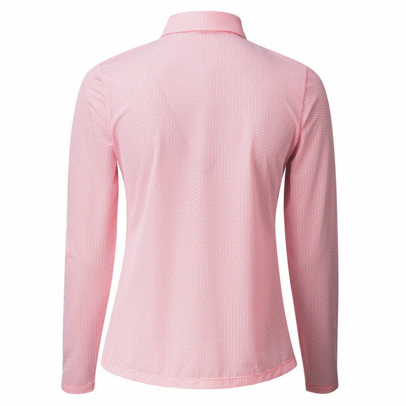 Daily Sports: Women's Terni Long Sleeve Polo Shirt - Coral