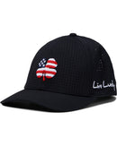 Black Clover: Premium Hat - USA Perf (Black with USA Clover) Hats