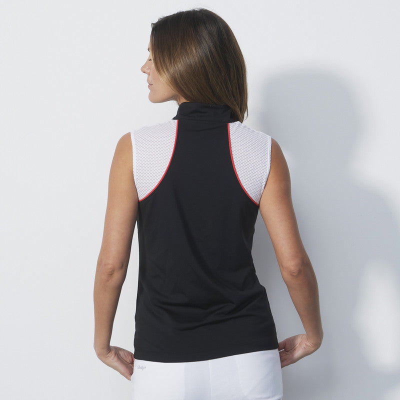 Daily Sports: Women's Maja Sleeveless Polo - Black