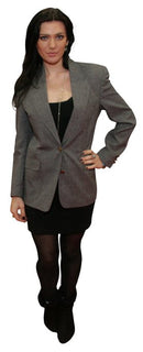 ReadyGOLF: Ladies Trophy Club Blazer Jacket - Gray Clothing