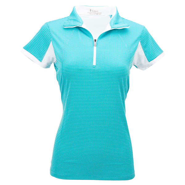 Nancy Lopez Golf: Women's Short Sleeve Polo - Zone