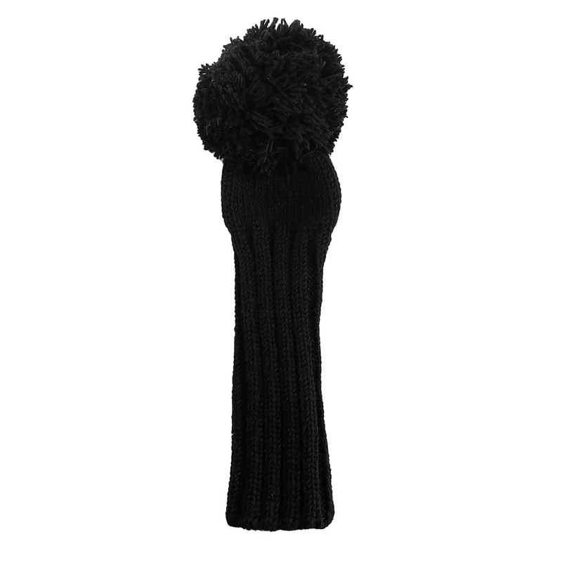 Sunfish: Hand-Knit Wool Headcovers - Murdered Out Black on Black