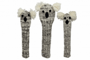 Sunfish: Hand-Knit Wool Animal Headcover Set (Driver, Fairway, & Hybrid) Golf Club Headcovers