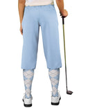 Golf Knickers: Ladies 'Par 3' Microfiber Golf Knickers - Light Blue Clothing