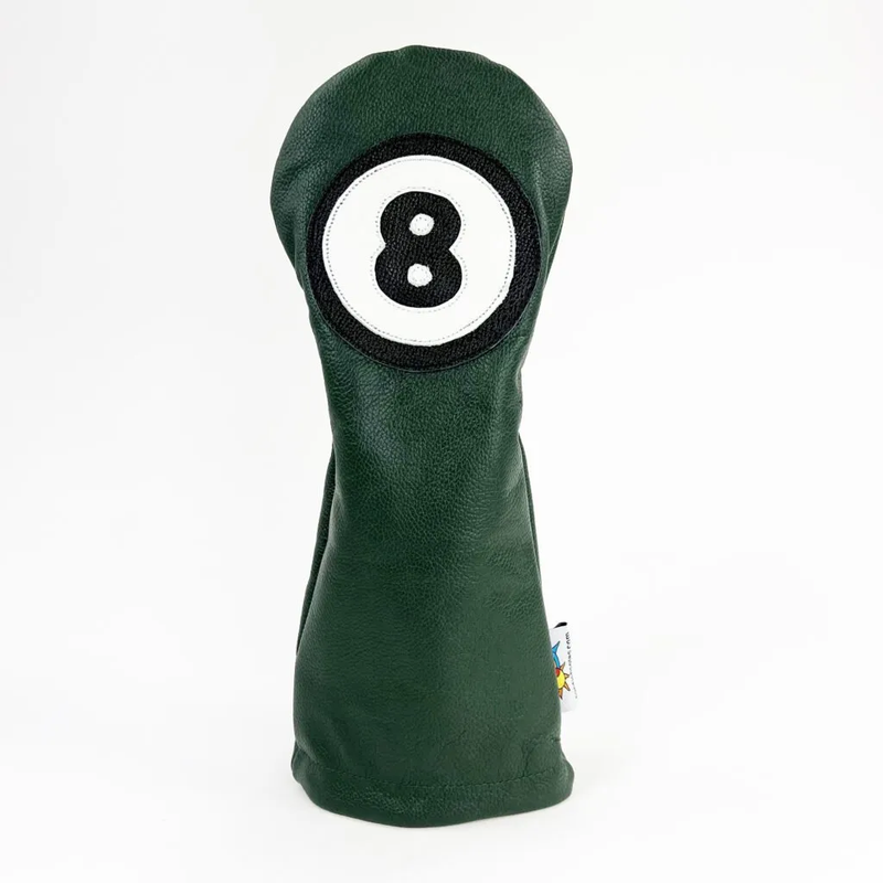 Sunfish: 8 Ball Leather (DR, FW, HB or Set) Headcover