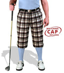 Golf Knickers: Mens 'Par 5' Limited Microfiber Golf Knickers & Cap - Mojave Clothing