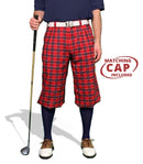 Golf Knickers: Mens 'Par 5' Limited Microfiber Golf Knickers & Cap - Newcastle Clothing