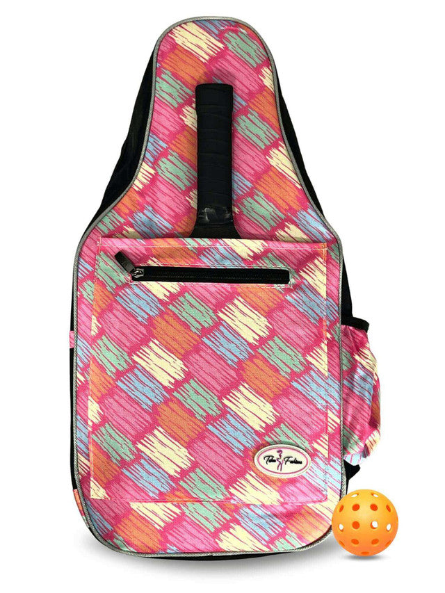 Taboo Fashions: Ladies Premium Pickleball Backpack - Posh Pink