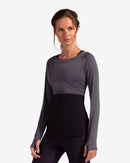 BloqUV: Women's UPF 50 Crop Top (4001) - Smoke Clothing