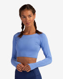 BloqUV: Women's UPF 50 Crop Top (4001) - Indigo Clothing