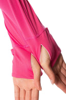 Golftini: Women's Double-Zip Sport Jacket - Hot Pink Clothing