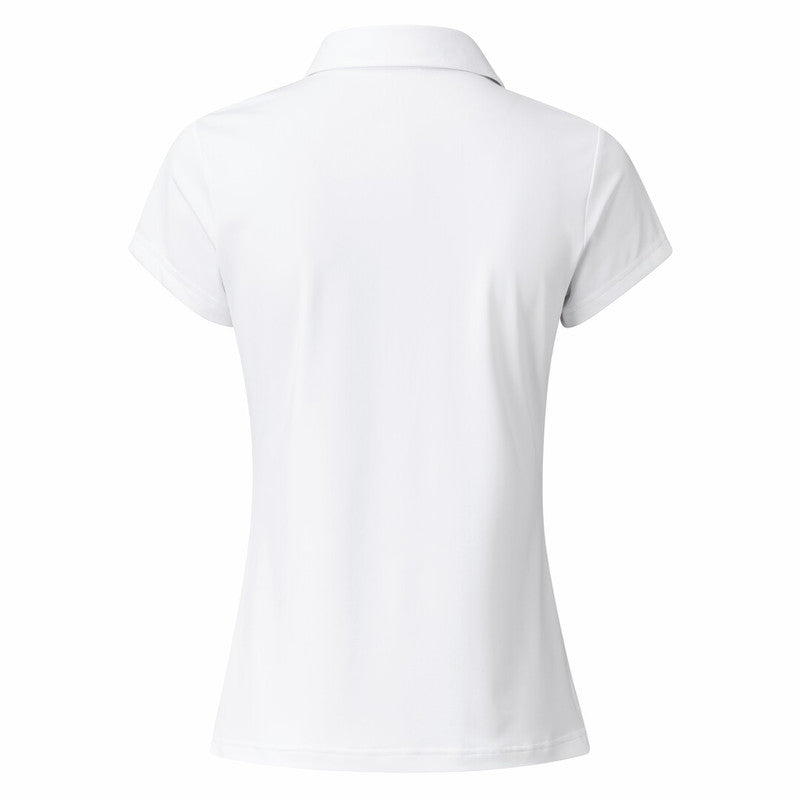 Daily Sports: Women's Dina Cap Sleeve Polo - White
