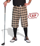 Golf Knickers: Mens 'Par 5' Limited Microfiber Golf Knickers & Cap - Bayou Clothing