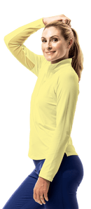 SanSoleil: Ladies UPF 50 SolTek Lux Long Sleeve Mock - 900622 Clothing