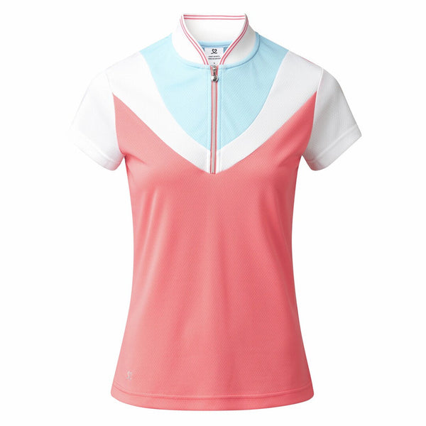Daily Sports: Women's Torcy Cap Sleeve Polo - Coral