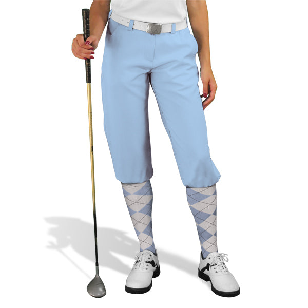 light blue golf knicker