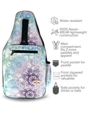 Taboo Fashions: Ladies Premium Pickleball Backpack - Mandala Dreams