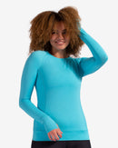 BloqUV: Women's UPF 50 Pullover (2012) - Light Turquoise Clothing