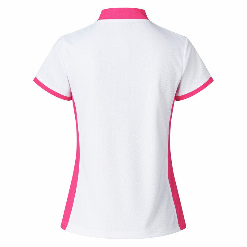 Daily Sports Women's Billie Short Sleeve Dahlia Pink Polo Shirt (Size Small) SALE