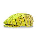 Golf Knickers: Mens Plaid 'Limited Edition' Golf Knickers & Cap - Yellow Clothing