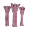 Sunfish: Hand-Knit Wool Animal Headcover Set (Driver, Fairway, & Hybrid) Golf Club Headcovers