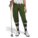 olive golf knickers