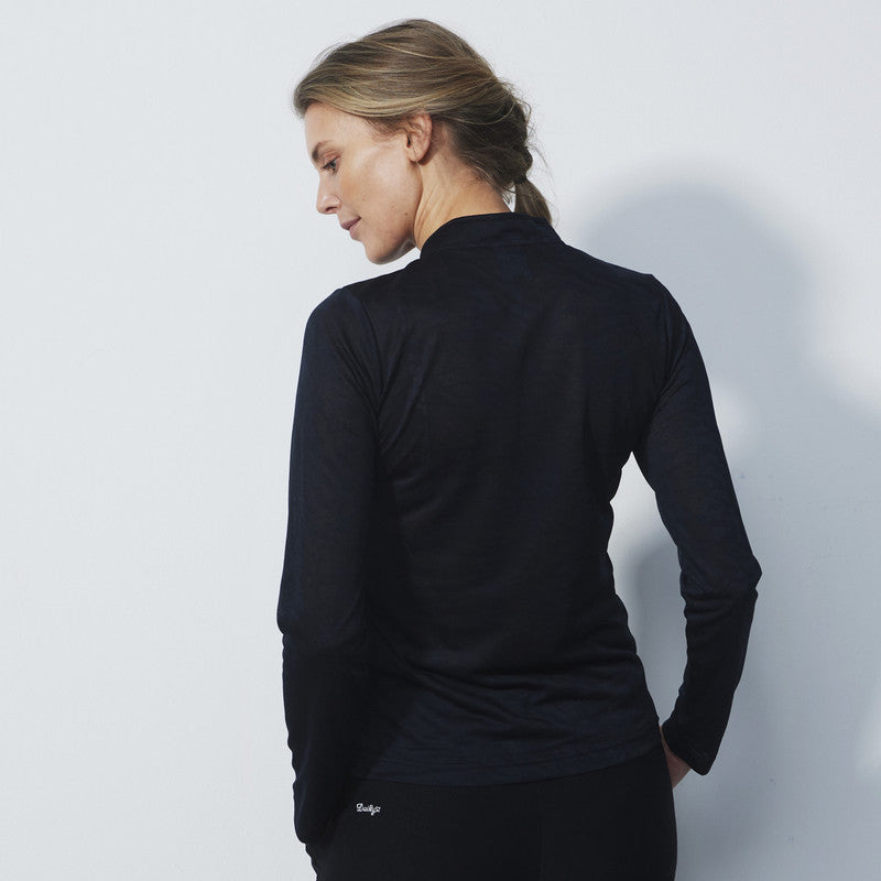 Daily Sports: Women's Ajaccio Long Sleeve Polo - Black