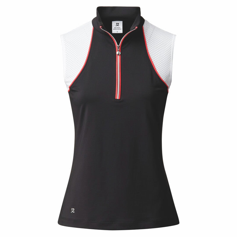 Daily Sports: Women's Maja Sleeveless Polo - Black