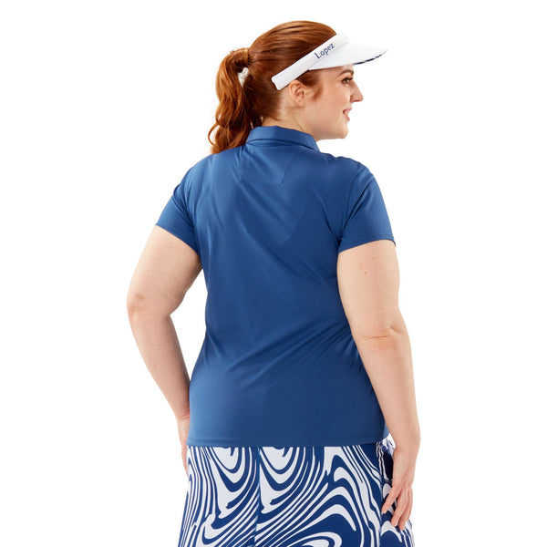 Nancy Lopez Golf: Women's Short Sleeve Plus Polo - Legacy