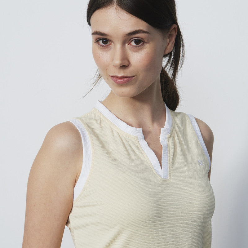 Daily Sports: Women's Massy Sleeveless Polo - Macaron Yellow