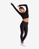 BloqUV: Women's UPF 50 Crop Top (4001) - Black Clothing