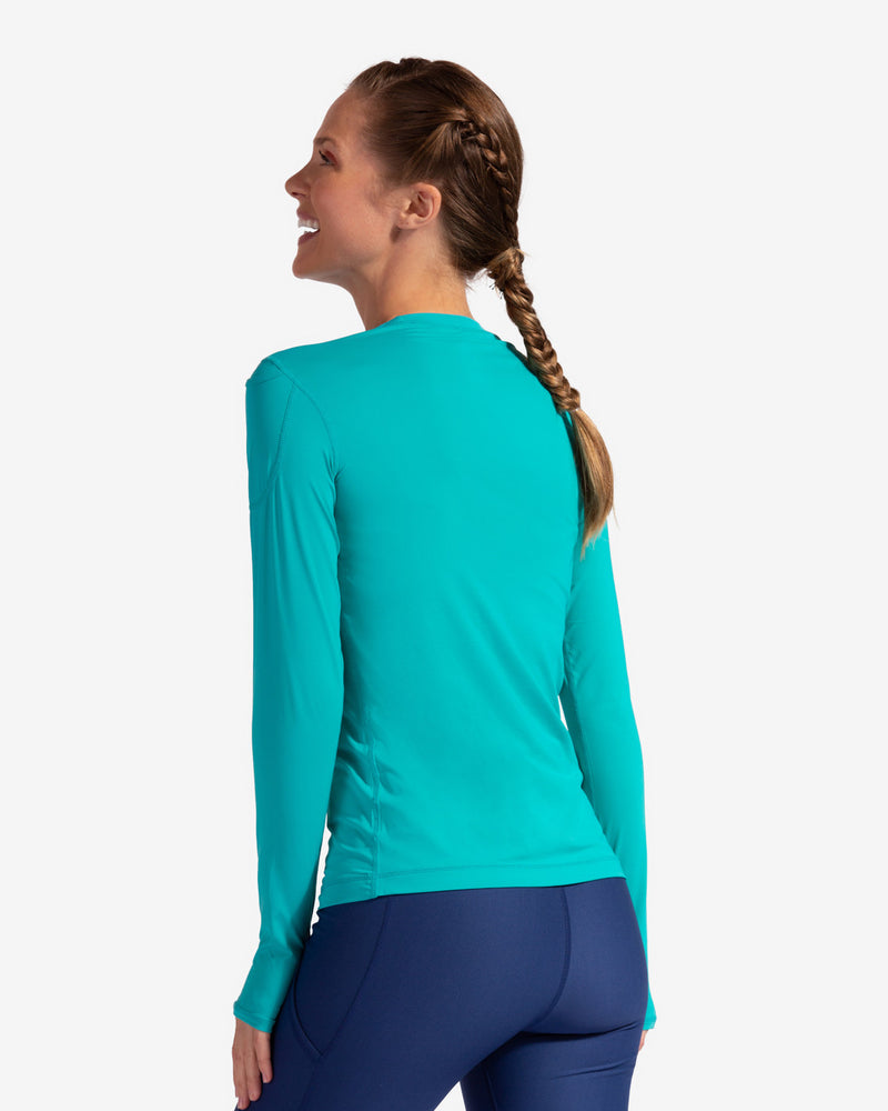 Caribbean Blue long sleeve