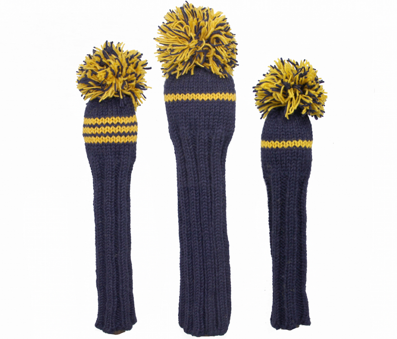 Navy and Yellow Headcover Set