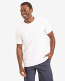 BloqUV: Men's UPF 50 Short Sleeve Crew (11002) - White Clothing