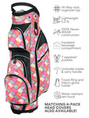 Taboo Fashions: Ladies Monaco Premium Lightweight Cart Bag - Posh Pink