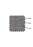 black, white, red plaid golf knickers