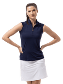 SanSoleil: Ladies UPF 50 Sunglow Sleeveless Mock - 900439 Clothing